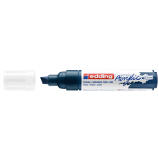 EDDING Akril marker 5-10mm, 5000 éjkék (7580244022) (7580244022) filctoll, marker