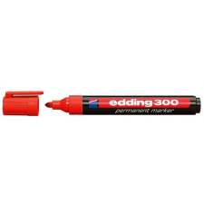 EDDING Alkoholos marker, 1,5-3 mm, kúpos, EDDING "300", piros filctoll, marker