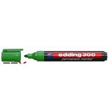 EDDING Alkoholos marker, 1,5-3 mm, kúpos, EDDING &quot;300&quot;, zöld filctoll, marker