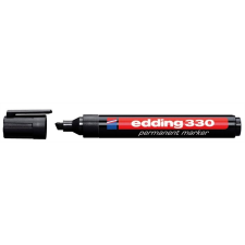 EDDING Alkoholos marker, 1-5 mm, vágott, EDDING "330", fekete filctoll, marker