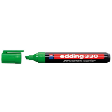 EDDING Alkoholos marker, 1-5 mm, vágott, EDDING "330", zöld filctoll, marker