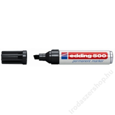 EDDING Alkoholos marker, 2-7 mm, vágott, EDDING 500, fekete (TED500FK) filctoll, marker