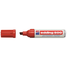 EDDING Alkoholos marker, 2-7 mm, vágott, edding &quot;500&quot;, piros 7580057002 filctoll, marker