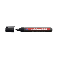 EDDING Alkoholos marker EDDING 300 kerek fekete filctoll, marker