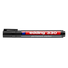 EDDING Alkoholos marker EDDING 330 vágott fekete filctoll, marker