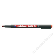 EDDING Alkoholos marker, OHP, 1 mm, EDDING 143 B, piros (TED143P) filctoll, marker