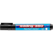  EDDING Flipchart marker, 1,5-3 mm, kúpos, EDDING &quot;380&quot;, fekete filctoll, marker