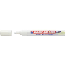 EDDING Gumijelölő marker, 2-4 mm, kúpos, EDDING "8050", fehér filctoll, marker