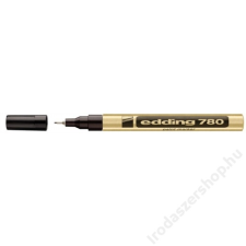 EDDING Lakkmarker, 0,8 mm, EDDING 780, arany (TED780A) filctoll, marker