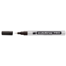 EDDING Lakkmarker, 0,8 mm, EDDING "780", ezüst filctoll, marker