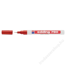 EDDING Lakkmarker, 0,8 mm, EDDING 780, piros (TED780P) filctoll, marker