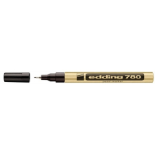 EDDING Lakkmarker, 0,8 mm, EDDING &quot;780&quot;, arany filctoll, marker