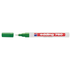 EDDING Lakkmarker, 0,8 mm, EDDING "780", zöld filctoll, marker