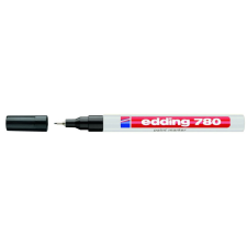EDDING Lakkmarker 0,8mm, kerek Edding 780 fekete filctoll, marker