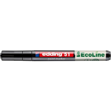 EDDING Lakkmarker, 1-2 mm, EDDING 51 , fekete filctoll, marker