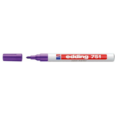 EDDING Lakkmarker, 1-2 mm, EDDING "751", lila filctoll, marker