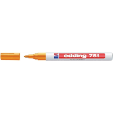 EDDING Lakkmarker, 1-2 mm, EDDING "751", narancssárga filctoll, marker