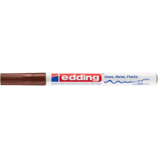 EDDING Lakkmarker, 1-2 mm, EDDING &quot;751&quot;, barna filctoll, marker