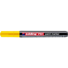 EDDING Lakkmarker, 1-2 mm, EDDING "791", sárga filctoll, marker