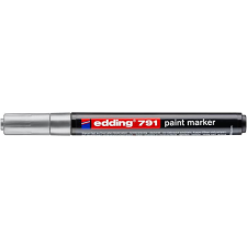 EDDING Lakkmarker, 1-2 mm, PCR, EDDING &quot;791&quot;, ezüst filctoll, marker