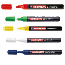 EDDING Lakkmarker 2-3mm kerek EDDING 790 piros filctoll, marker