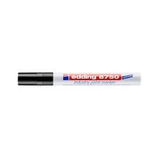 EDDING Lakkmarker, 2-4 mm, EDDING, "8750", fekete filctoll, marker