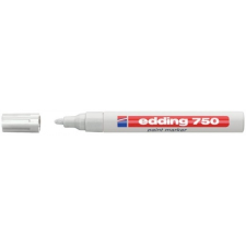 EDDING Lakkmarker, 2-4 mm, EDDING &quot;750&quot;, fehér filctoll, marker