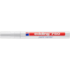 EDDING Lakkmarker, 2-4 mm, EDDING "750", fehér filctoll, marker