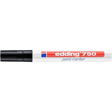 EDDING Lakkmarker, 2-4 mm, EDDING "750", fekete filctoll, marker