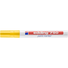 EDDING Lakkmarker, 2-4 mm, EDDING "750", sárga filctoll, marker