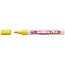 EDDING Lakkmarker 2-4mm, kerek Edding 750 sárga filctoll, marker