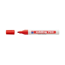 EDDING Lakkmarker edding 750 2-4mm piros filctoll, marker