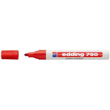 EDDING &quot;750&quot; lakkmarker 2-4 mm piros (TED7504) filctoll, marker