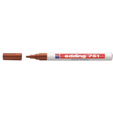 EDDING "751" lakkmarker 1-2 mm barna (TED7515) filctoll, marker