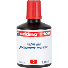 EDDING Utántöltő tus, jelölő 4-T100002 Piros 100 ml 4-T100002 (tu 0126060) filctoll, marker