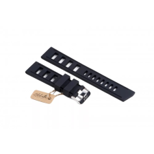 Edelwolle Scuba szilikon óraszíj, fekete, 22mm óraszíj