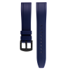 Edelwolle szilikon óraszíj, kék, 24mm