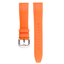 Edelwolle szilikon óraszíj, narancs, 20mm óraszíj