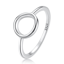 EdenBoutique Egyszerű kerek 8 ezüst gyűrű gyűrű