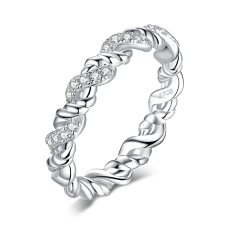 EdenBoutique Elbűvölő Rope 6 ezüst gyűrű gyűrű
