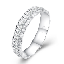 EdenBoutique Ezüst vékony szalag ezüst gyűrű 8 gyűrű