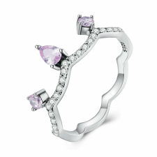 EdenBoutique Purple Tiara Ezüst gyűrű 7 gyűrű