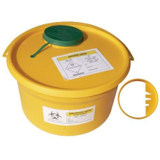  Edény egészségÜgyi hulladékra, sárga, 5 l konyhai eszköz