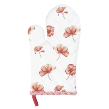  Edényfogó kesztyű 16x30cm pamut,Poppy Flowers konyhai eszköz