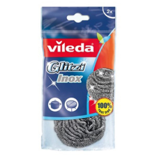  Edénysúroló párna fém VILEDA Glitzi Inox 2 db-os takarító és háztartási eszköz