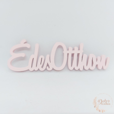 Édes otthon felirat - nagy - pink dekorációs kellék