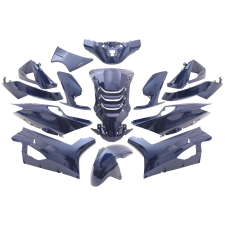 Edge Bikeparts Burkolatkészlet EDGE 14 darab kék metálos a Peugeot Speedfight 4 számára motorkerékpár idom