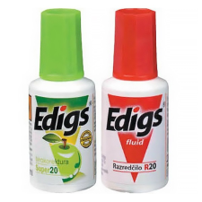 EDIGS Hibajavító szett edigs ecsetes hibajavító folyadék+higító 20 ml 903 hibajavító