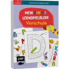 Edition Michael Fischer Mein bunter Lernspielblock - Vorschule: Erste Buchstabenrätsel (Kniha) idegen nyelvű könyv