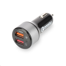 Ednet 84103 USB autós gyorstöltő 2 port mobiltelefon kellék